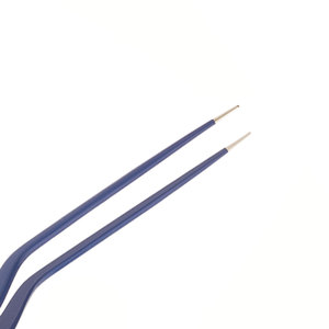 Instruments chirurgicaux laparoscopiques, pinces bipolaires droites électriques argentées réutilisables, chirurgie abdominale, qualité supérieure, hôpital - Product Image 4