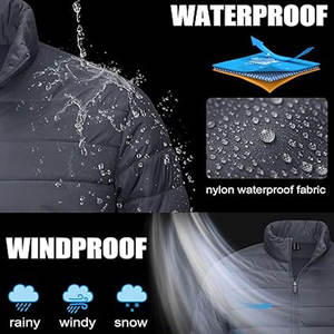Chaqueta Acolchada Aislante para Hombre al por Mayor, Ligera, Resistente al Viento, Repelente al Agua, Abrigo de Invierno Transpirable con Exterior de Nailon y Interior de Poliéster Suave - Product Image 4