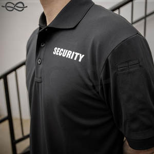 Polo uniforme de sécurité à manches courtes Vêtements de travail professionnels durables Personnel de sécurité Devoir extérieur et intérieur - Product Image 4