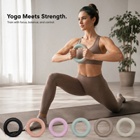 Haltères en silicone esthétiques pour yoga et pilates, entraînement des bras, logo personnalisé, toucher doux, poids de fitness pour les mains, vente en gros, légers