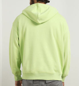 เสื้อฮู้ดและเสื้อสเวตเชิ้ตโอเวอร์ไซส์ไหล่ตกเสื้อสเวตเตอร์ผ้าฝ้าย100% ออกแบบโลโก้ได้ตามต้องการ - Product Image 3