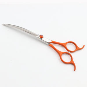 Ciseaux incurvés de toilettage pour chiens Ciseaux multicolores en acier inoxydable pour animaux de compagnie - Product Image 3