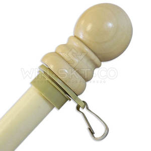 Mât de drapeau en bois léger, best-seller, de qualité supérieure, mât de drapeau en bois de qualité supérieure - Product Image 5