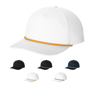 Casquette de corde personnalisable à 5 panneaux Logo haut de gamme 100% Chapeaux de sport en polyester Hommes Imperméable Réglable Gorras Utilisation en extérieur - Product Image 6