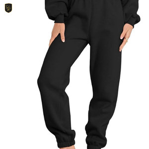 Ensemble décontracté 2 pièces pour femme, en coton doux et respirant, coupe longue et régulière, séchage rapide, idéal pour la maison et le quotidien en hiver - Product Image 5