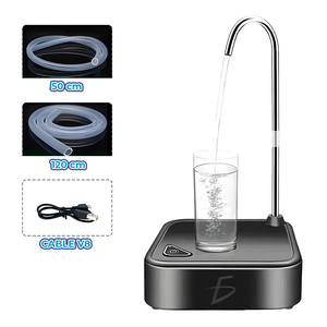 Dispenser d'Acqua Elettrico Portatile con Pompa Automatica, Batteria Ricaricabile USB, Struttura in Plastica per Installazione su Scrivania - Product Image 3
