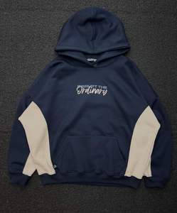 Conjunto de Sudadera con Capucha y Pantalones Deportivos para Hombre, 100% Algodón de Alta Calidad, Transpirable, de Secado Rápido, Diseño Sólido de Invierno, Bordado Personalizado - Product Image 2