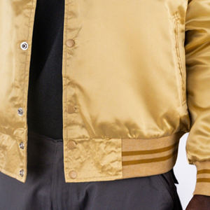Chaqueta de Béisbol Personalizada al por Mayor para Hombre, Estilo Universitario, Cálida para Invierno, de Lona, Resistente al Viento, Transpirable, Cómoda, Largo Regular - Product Image 3