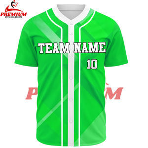 Custom Sports Quick Dry Breathable Youth Kids <b>Toddler</b> Blank Baseball Button up Softball Shirt Training Kit Kids Baseball Jersey - Product Image 5