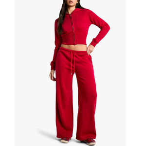 Ensemble tendance 2 pièces automne 2025, survêtement, sweat-shirt surdimensionné, pantalon de survêtement, ensemble de survêtement pour femmes - Product Image 1