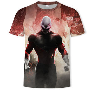 เสื้อเชิ้ตผู้ชายพิมพ์ลายดิจิตอลโลโก้อนิเมะแบบกำหนดเอง ตำแหน่งด้านหน้า ผ้าโพลีเอสเตอร์ 100% แห้งเร็ว แขนครึ่งตัว สไตล์ลำลอง - Product Image 2