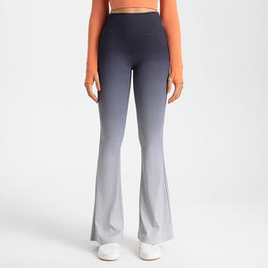 Leggings Scrunch Butt para mujer, conjunto de sujetador deportivo con estampado negro, leggings de yoga de secado rápido sin costuras con efecto Tie Dye para mujer - Product Image 1