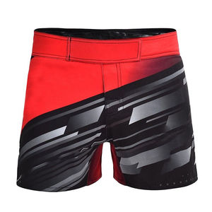 Shorts de MMA de haute qualité, respirants, en spandex, taille élastique, imprimé sur le devant, personnalisable, léger, best-seller au Pakistan - Product Image 4