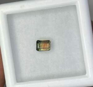 Turmalina Bio Natural Octogonal. Turmalina Bio de Color Natural Tallada. - Product Image 3