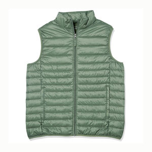 Chaleco Acolchado Fino de Lona para Hombre, Estilo Moderno, Impermeable, Transpirable, Corte Regular, Ropa de Invierno BRANDSOON INDS - Product Image 2