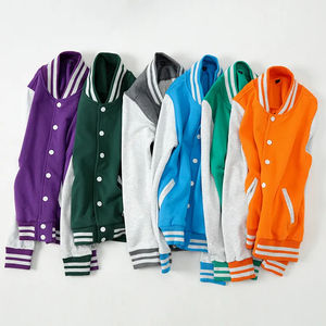 Veste de baseball personnalisée pour homme, style varsity, manches régulières, respirante, coupe-vent, veste d'hiver, polyester/coton - Product Image 4