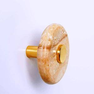 Meilleures ventes de poignées de porte en laiton et marbre, artisanat, design de luxe, boutons en marbre avec taille de forme de couleur personnalisée, article fabriqué en Inde - Product Image 4