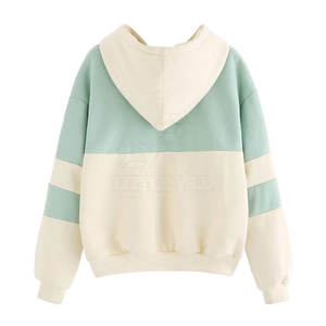 Sweat à capuche d'hiver coupe ajustée pour femmes de haute qualité tissu tricoté en soie confortable avec logo avant doublé pour une utilisation en extérieur - Product Image 2