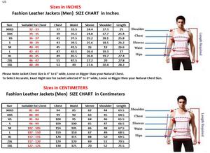 Elegante para hombre Slim Fit chaqueta de cuero PU genuino Formal invierno prendas de vestir exteriores Stand Collar fabricante proveedor al por mayor - Product Image 6