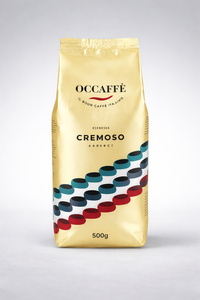 เมล็ดกาแฟอิตาลี ครีโมโซ 50% อาราบิก้า 50% โรบัสต้า บรรจุ 500 กรัม สำหรับกาแฟอิตาเลียน - Product Image 1