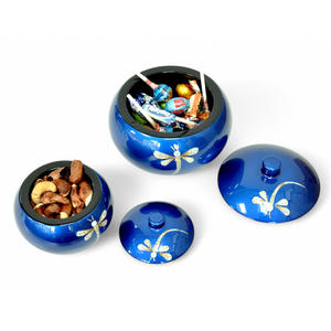 ชุดโหลเก็บของในห้องครัวพร้อมเคลือบแล็คเกอร์ขวดโหลเคลือบแล็คเกอร์ที่มีฝาปิด - Product Image 3