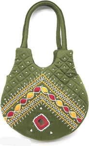 Beautiful Stylish Fashionable Pure Cotton Designer Handbags With Printed Design Pattern for Girls and Women in Different Colors - Product Image 3