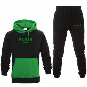 2025 hommes de haute qualité coupe-vent respirant Fitness ensembles de gymnastique couleur unie hiver décontracté surdimensionné survêtement manches longues décontracté - Product Image 5