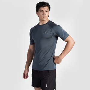 Camiseta Gris Deportiva para Gimnasio, Ropa de Gimnasia - Product Image 3