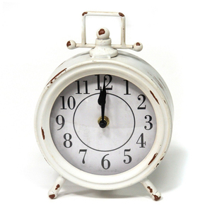Classical Traditional Table Creative Alarm Table <b>Clock</b> Metal Rounded for Home & Decor - Product Image 6