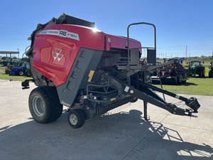 Presse à balles ronde Massey Ferguson RB4180V 2021 avec pré-coupeur PTO et enveloppeur de surface – Équipement agricole haute productivité - Product Image 1