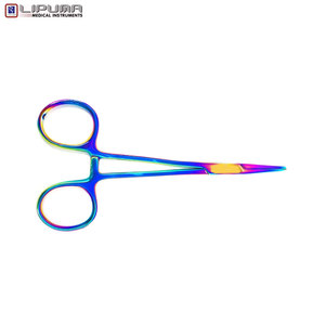 Kelly คีมหนีบทรงตรง5นิ้วทำจากไทเทเนียมทำจากสเตนเลสสตีลจากเยอรมันที่ทนทานทำด้วยมือหลากสี - Product Image 2