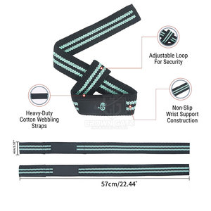 Correas de Levantamiento de Pesas con Logotipo Personalizado para Gimnasio, Diseño 2026, Ligeras, para Entrenamiento - Product Image 2