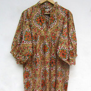 Col en v Tie Dye Kaftan Robe Femmes Manches Courtes Coupe Lâche Rayonne Tissu Modeste Midi Longueur 6XL Taille Plage Cocktail Occasions - Product Image 1