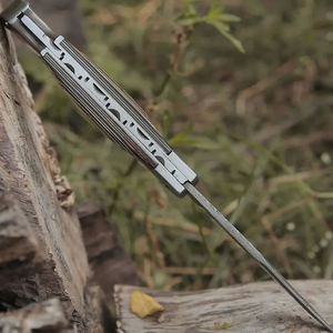 Cuchillos de Caza de Acero de Damasco de Alta Calidad 2025 con Mango de Madera, Precio Razonable, Cuchillos de Caza de Secado Rápido, Cuchillos de Supervivencia - Product Image 4