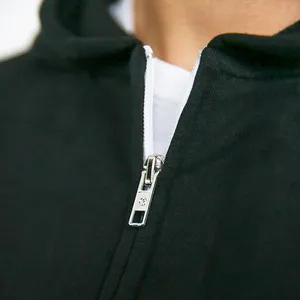 Felpa con Cappuccio Personalizzabile con Zip Integrale e Zaino Promozionale - Product Image 4