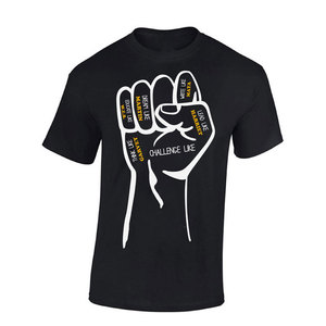 Custom Printed Dropped Shoulder High <b>Collar</b> <b>T</b>-<b>Shirt</b> 100% Cotton - Product Image 3