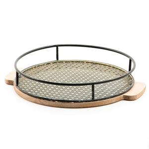 Nouvel arrivage à la recherche d'un plat de service décoration de table de mariage plateau de service de restauration plateaux de service de nourriture fabriqués à la main - Product Image 3