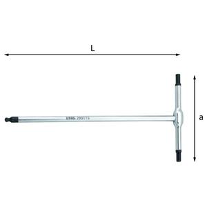 Llaves hexagonales con mango en T y cabeza esférica Usag, categoría de producto premium - Product Image 3