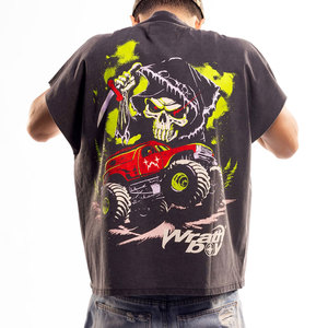 Nueva llegada Unisex peso ligero Unisex Camiseta de manga corta 100% algodón orgánico con impresión gráfica personalizada - Product Image 2