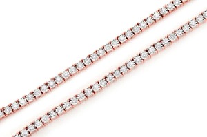 Conjunto milagroso de 2MM, collar de cadena de tenis, joyería de Hip Hop dorada de alta calidad para mujer, collar helado ostentoso personalizable para bodas - Product Image 3