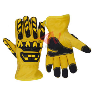 Gants de protection en cuir et TPR pour hommes, pour ateliers industriels et travaux professionnels - Product Image 3
