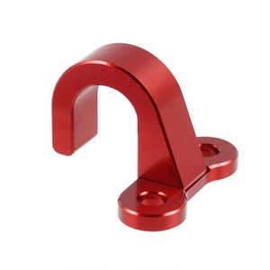 Nicecnc ตัวหนีบสายเบรคหลังสี<span class=keywords><strong>แดง</strong></span>สำหรับฮอนด้า CR <span class=keywords><strong>125R</strong></span> CR 250R CR 500R 1987-2001 - Product Image 3