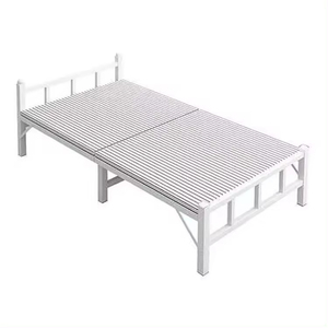 Lit simple pliable moderne en métal pour la maison et le bureau Mobilier intérieur et extérieur en métal pour la chambre à coucher - Product Image 1