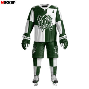 Jersey de Hockey sobre Hielo Sublimado Personalizado Unisex, Uniforme de Hockey sobre Hielo de Alta Calidad con Diseño Personalizado y Coderas - Product Image 2