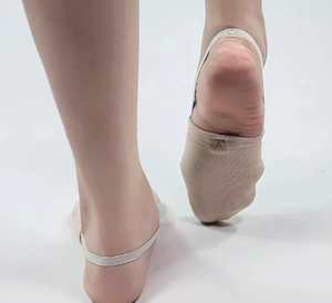 Chaussures d'orteil de gymnastique rythmique pour filles et femmes enfants et adultes anti-dérapant Ballet danse lyrique demi-chaussures - Product Image 2