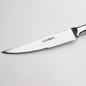 Ensemble de couteaux à steak de chef en acier inoxydable de la meilleure qualité Couteaux de cuisine de haute qualité avec manche en bois acrylique américain en métal - Product Image 2