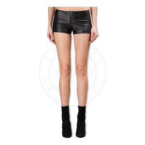 Shorts en cuir de haute qualité pour femmes, shorts de haute qualité pour dames - Product Image 5