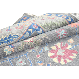 Alfombra de lana hecha a mano Oushak turca Vintage, alfombra de área grande de estilo moderno de lujo para el hogar, sala de estar y Hotel, técnicas tejidas - Product Image 1