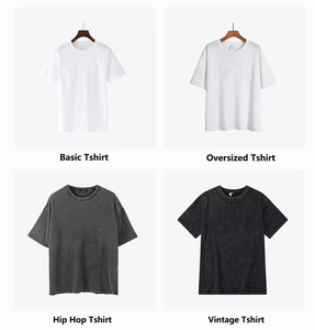 High Quality Custom Screen Printing 100% Cotton Thick Short Sleeved Tee <b>Men</b> <b>Heavyweight</b> <b>T</b>-<b>shirt</b> for <b>men</b> DDP Shipping - Product Image 2