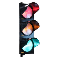 Feux de signalisation LED de série A, triple (rouge/vert/ambre), 300 mm, haute efficacité, en polycarbonate UV, indice de protection IP65, -40°C +60°C, 12/24V/220V